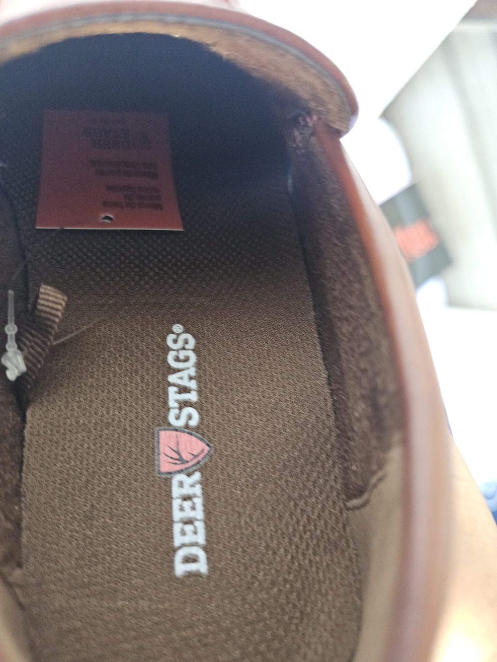 Deer Stags Kids Booster Slip-On Loafers - Dark Luggage Brown, Size 4M - Picture 16 of 16